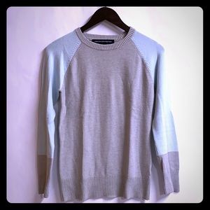 ♥️ Blue and Grey Crew Neck Sweater